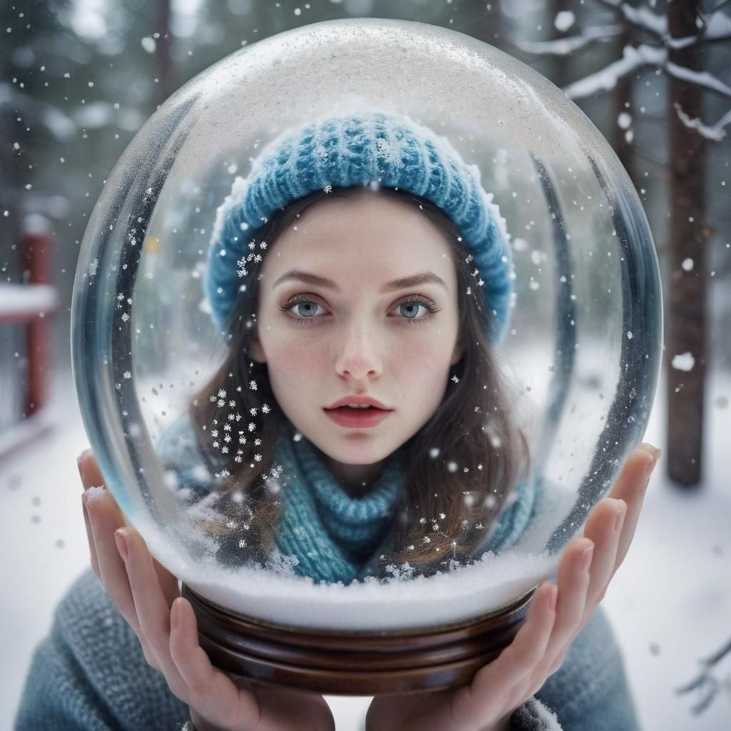 Inside the snow globe