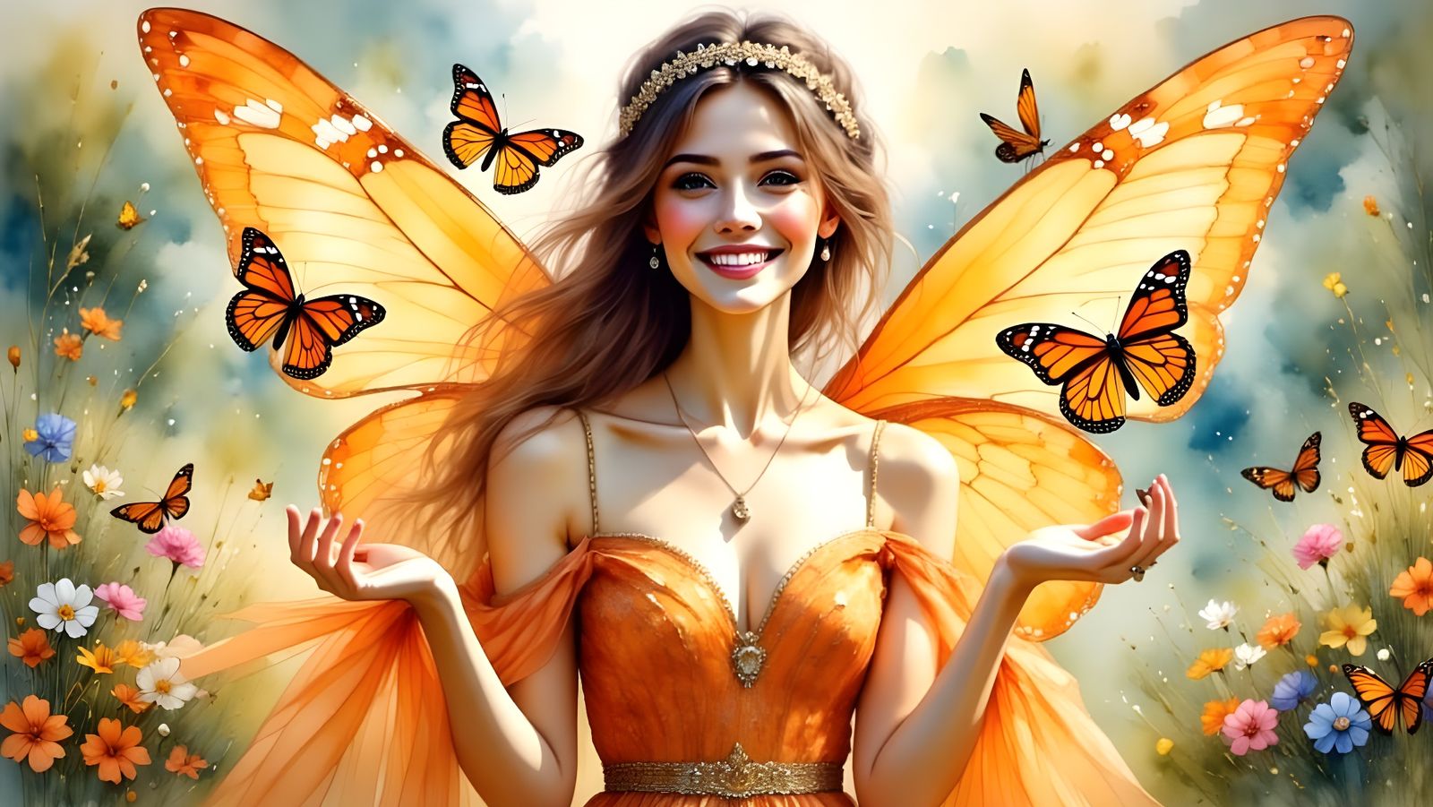 Monarch Butterfly Princess  by @Gary Murakami