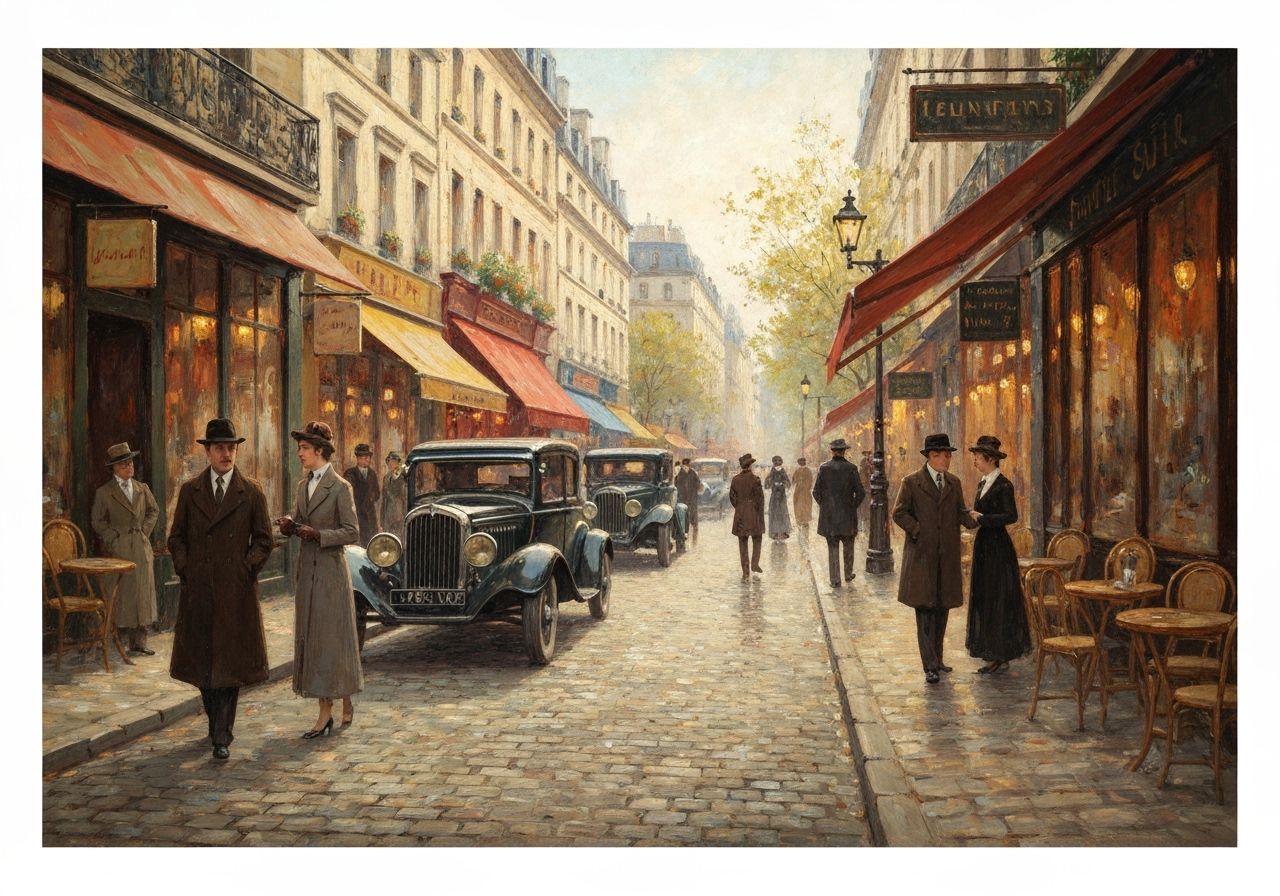 One Spring afternoon in Paris, 1925