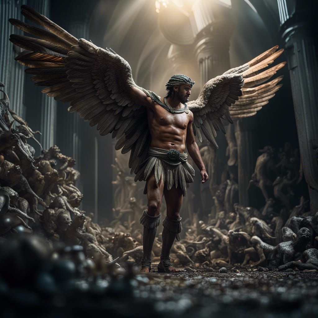 Icarus from my series "Underworld"