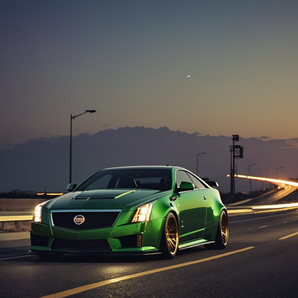 2013 Cadillac CTS4 Coupe Green Widebody