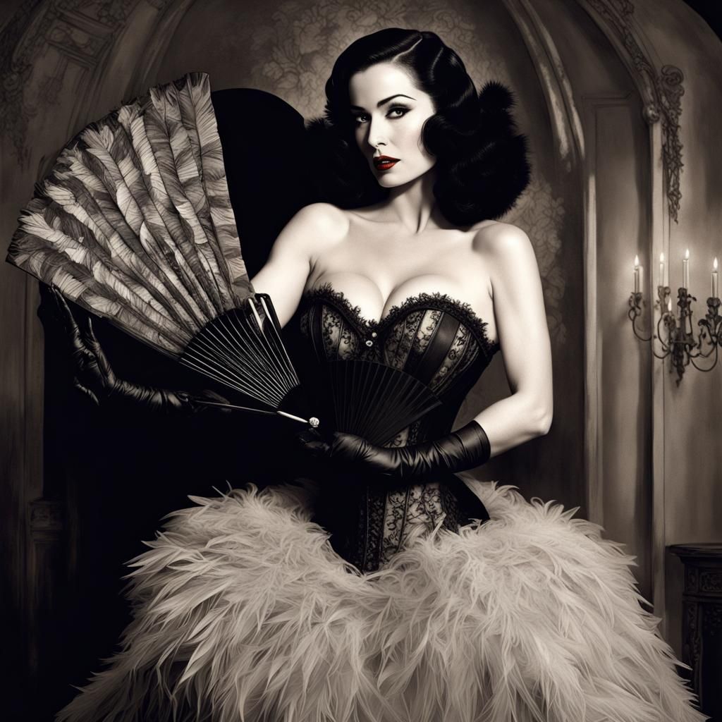 Dita Von Teese - AI Generated Artwork - NightCafe Creator