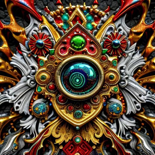 Jewellery, Jewelry, Rock, Stone, Flame, Leather, Fantastical