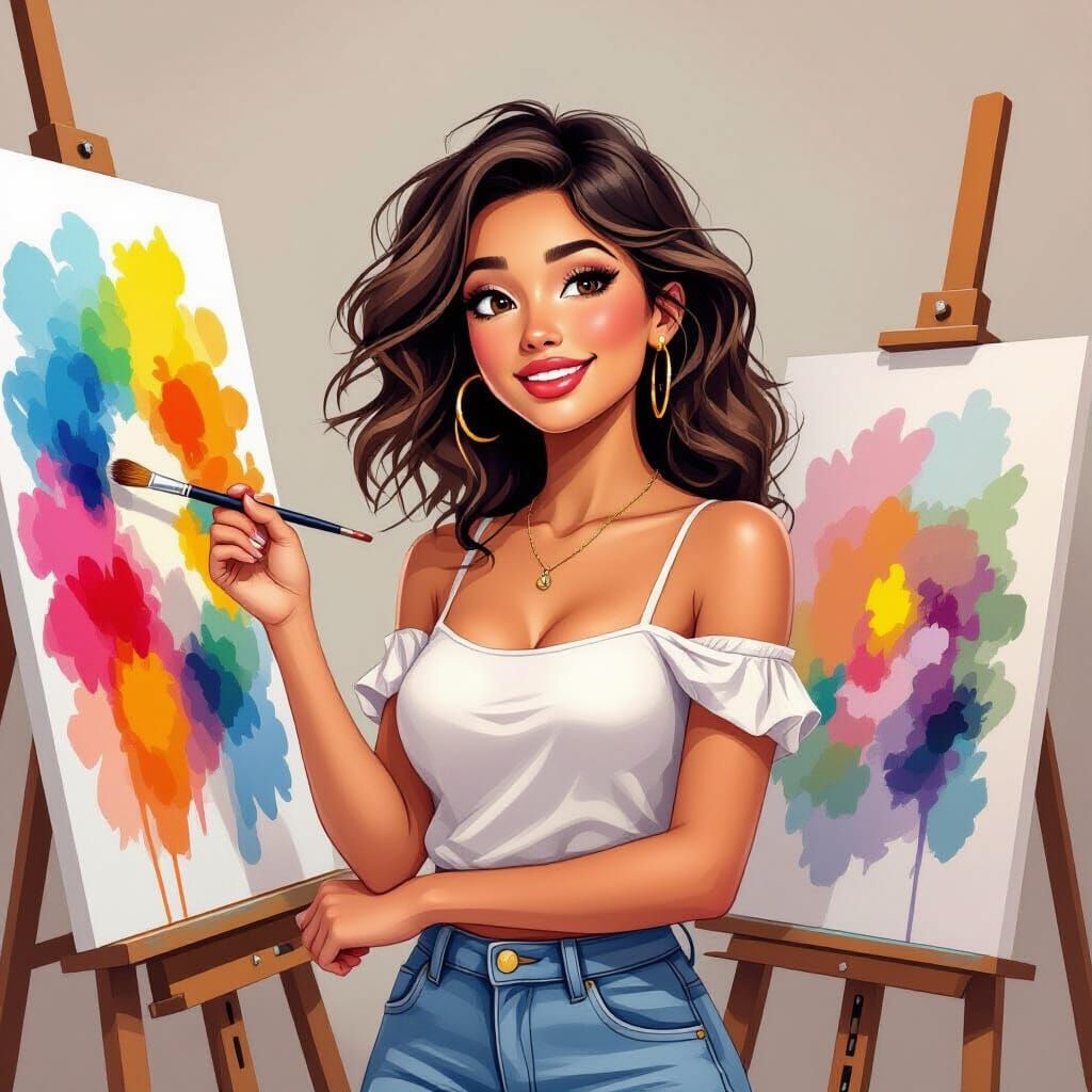 Woman and Jellyfish Art