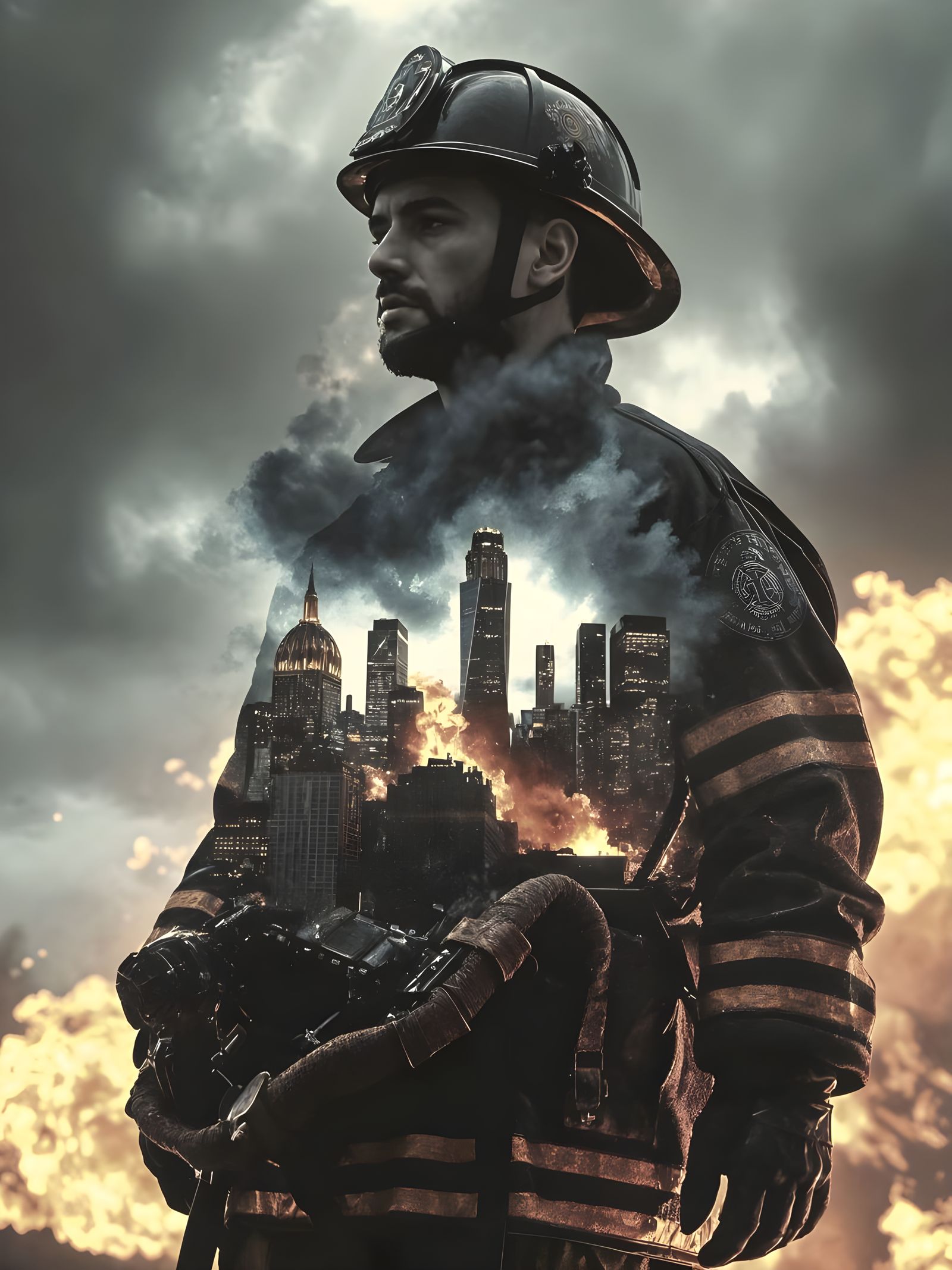 The hero who saved the city  by @Nereids of AU