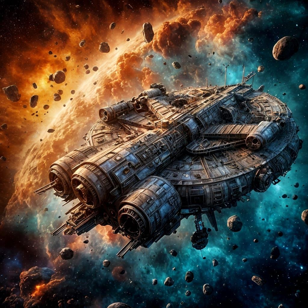 Derelict Starship MD2