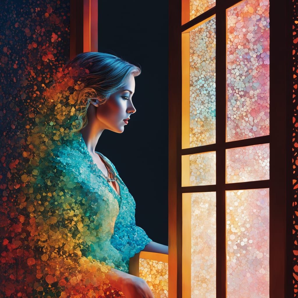 From the series "Woman in the window"