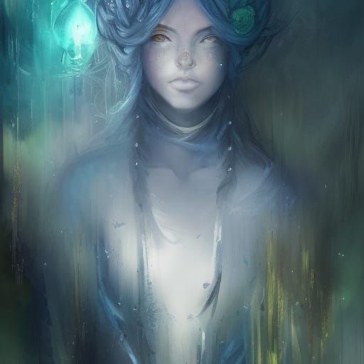 Elven ghost - AI Generated Artwork - NightCafe Creator