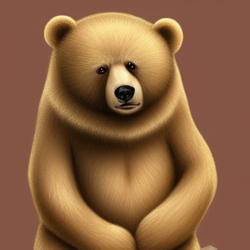 cute bear by Chris Dunn
