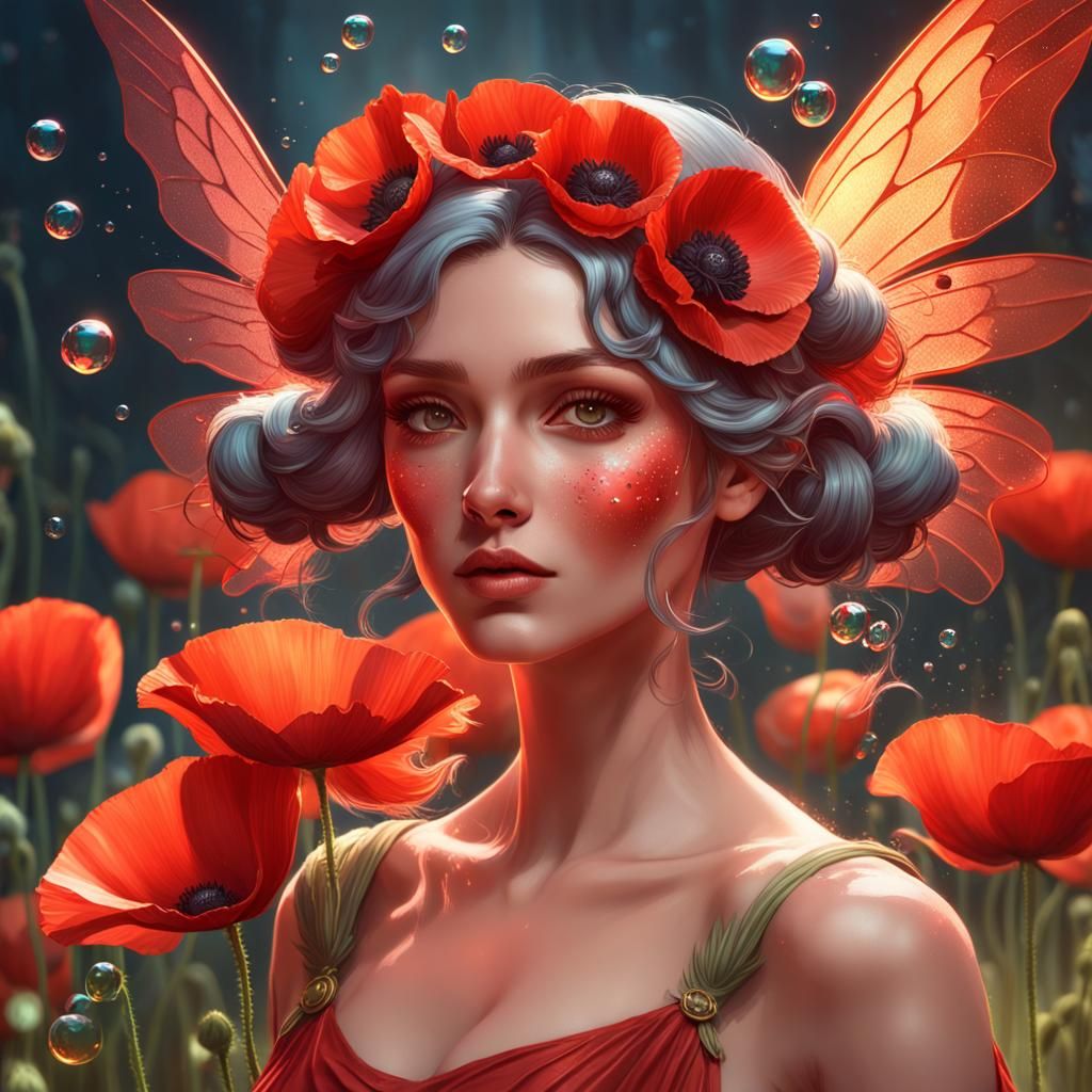 a poppy fairy