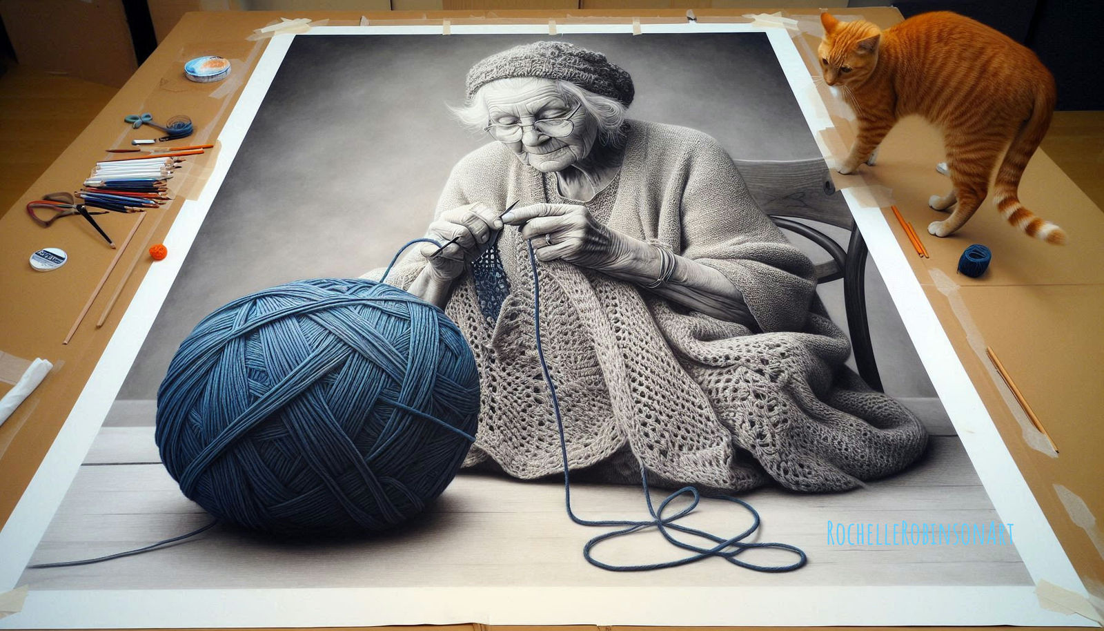 Knitting With My Cat