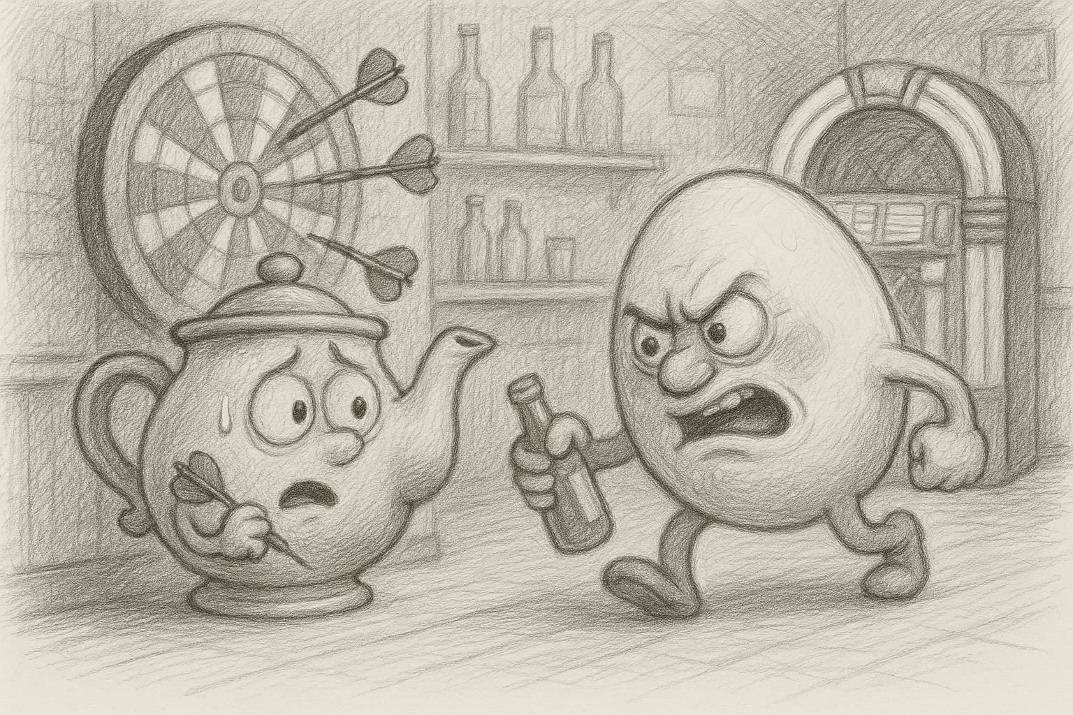 "oh no... he's coming my way"