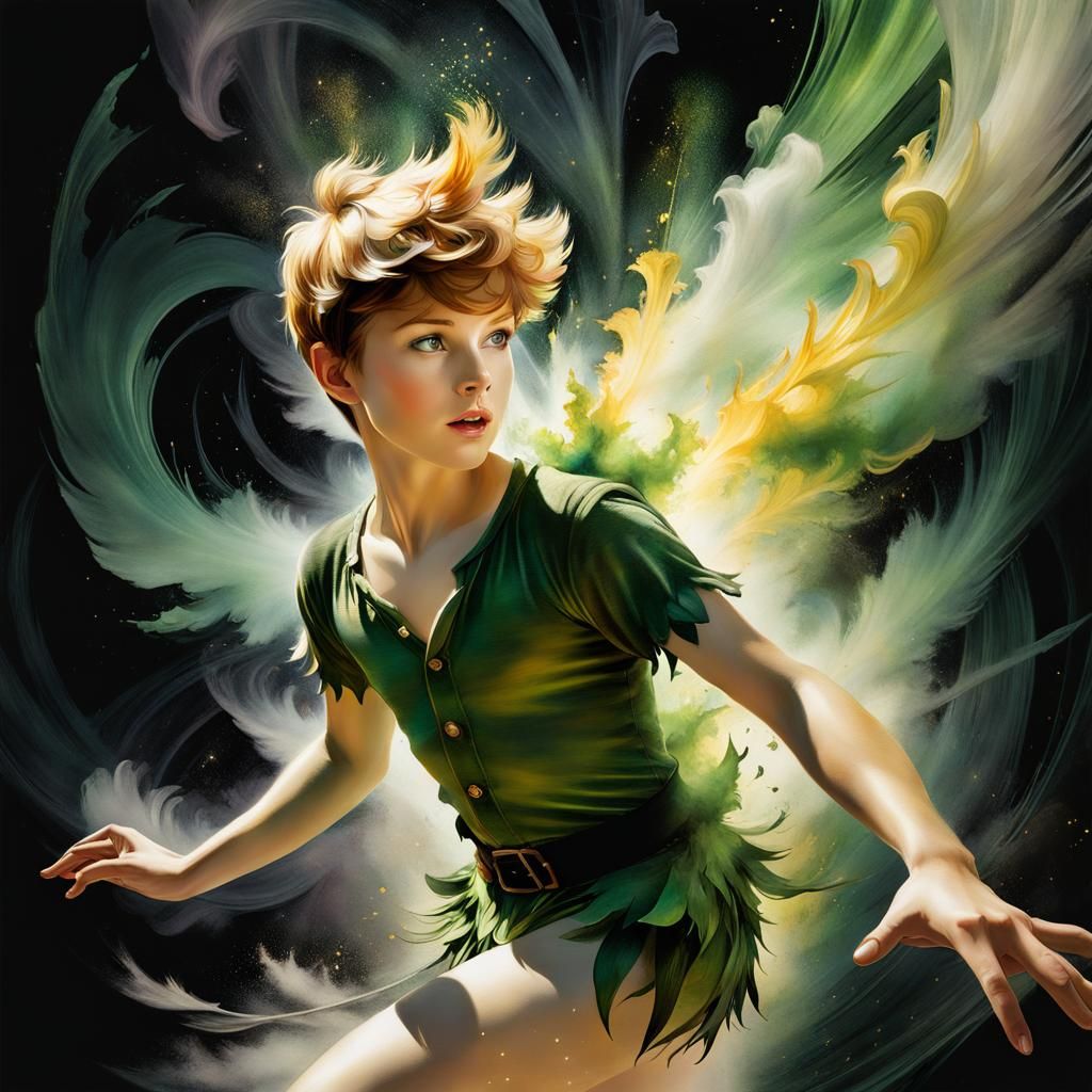 Peter Pan AI Generated Artwork NightCafe Creator