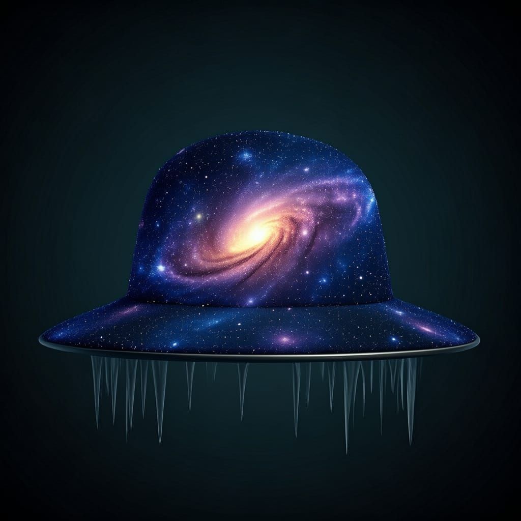 A hat made from a galaxy