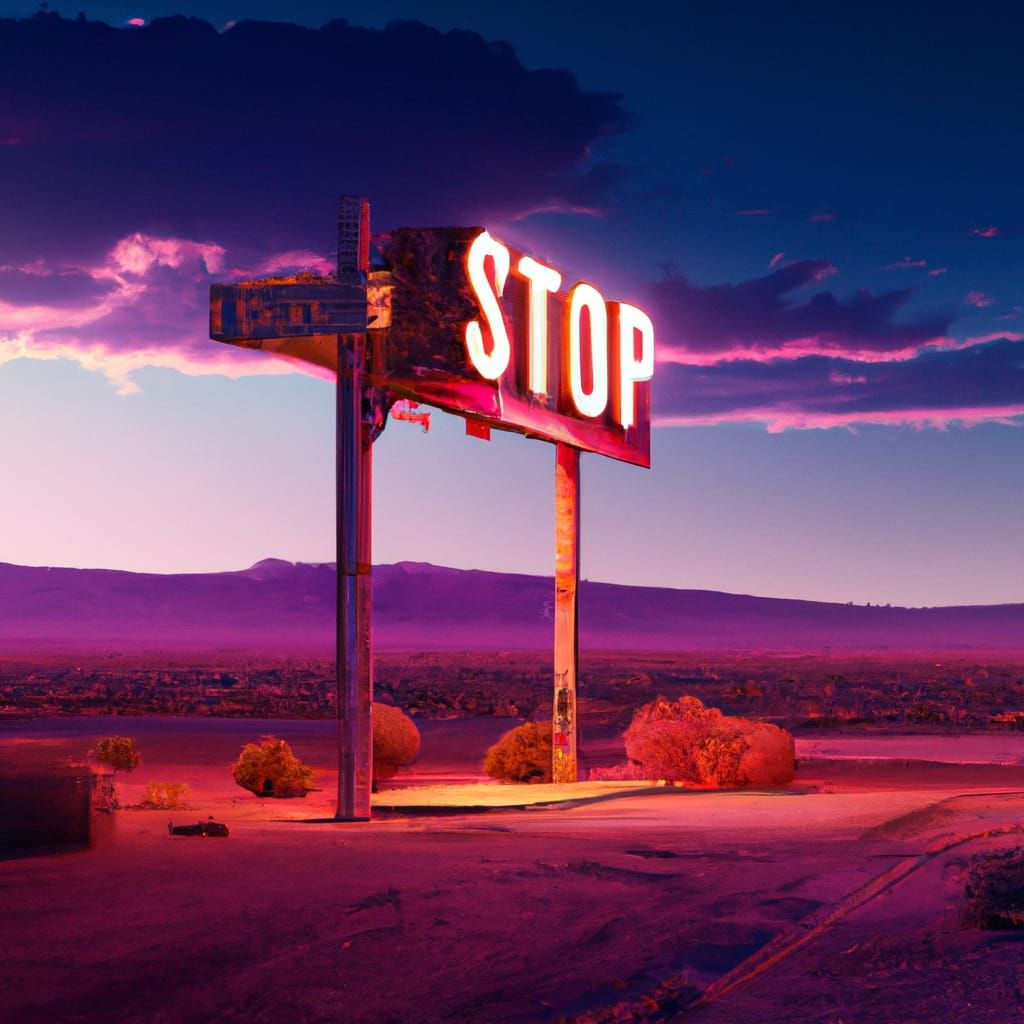 Abandoned truckstop….
