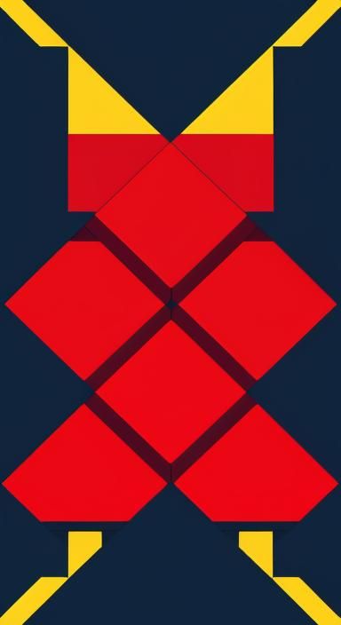 The image is a square with a blue background. In the center ...