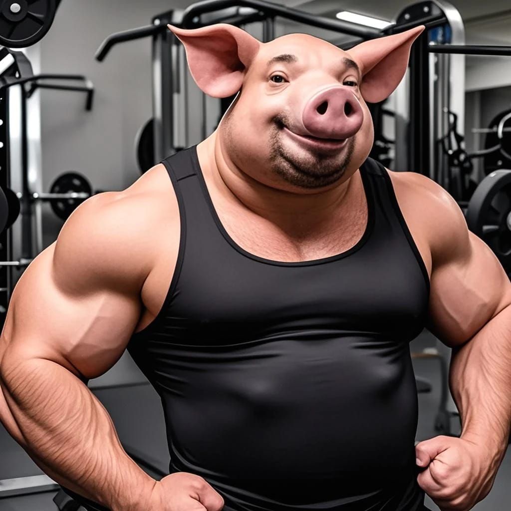 Pigman Bodybuilder
