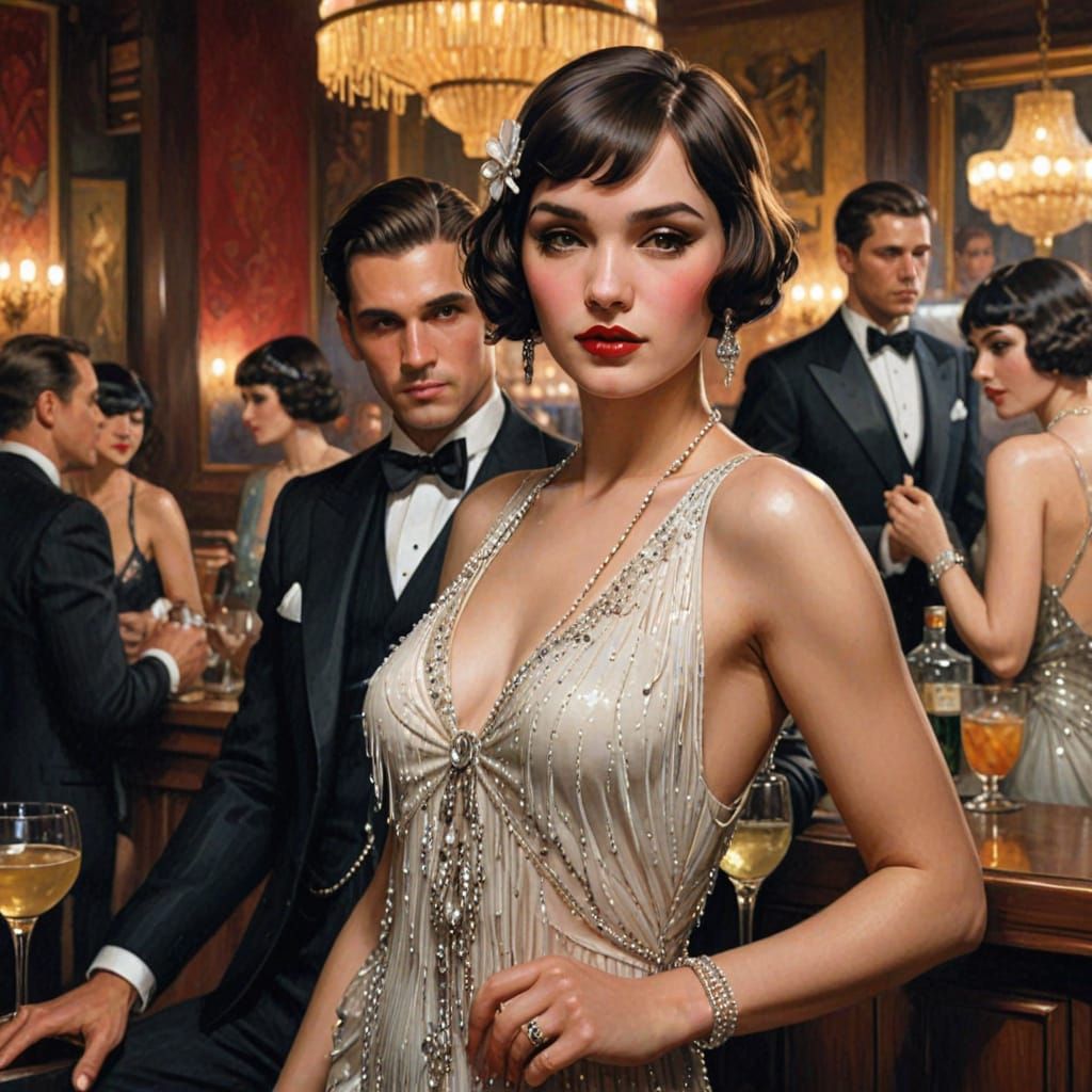 evening at the Speakeasy  by @Victoria G
