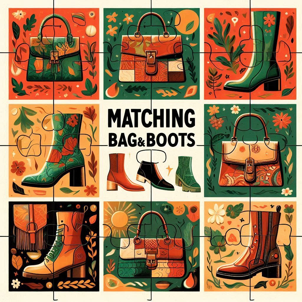 Logo matching bag&boots - summer