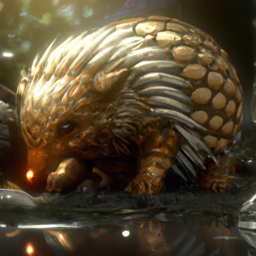 Pangolin/Hedgehog Hybrid