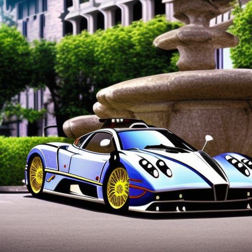 1999 Pagani Zonda - AI Generated Artwork - NightCafe Creator