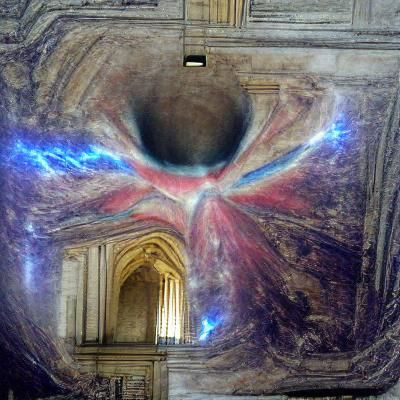 Inter-dimensional Portal Appears in the Cathedral Ceiling