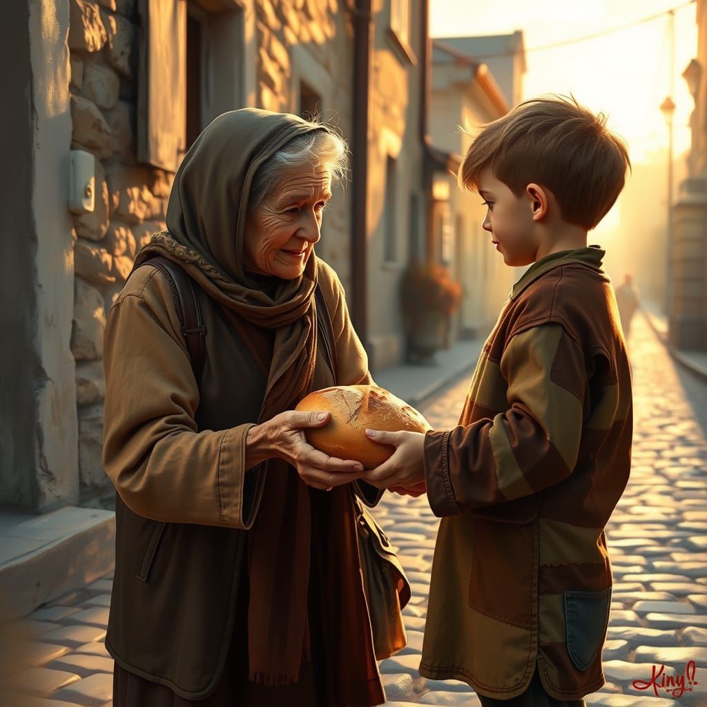 Act of kindness  by @Soquasi