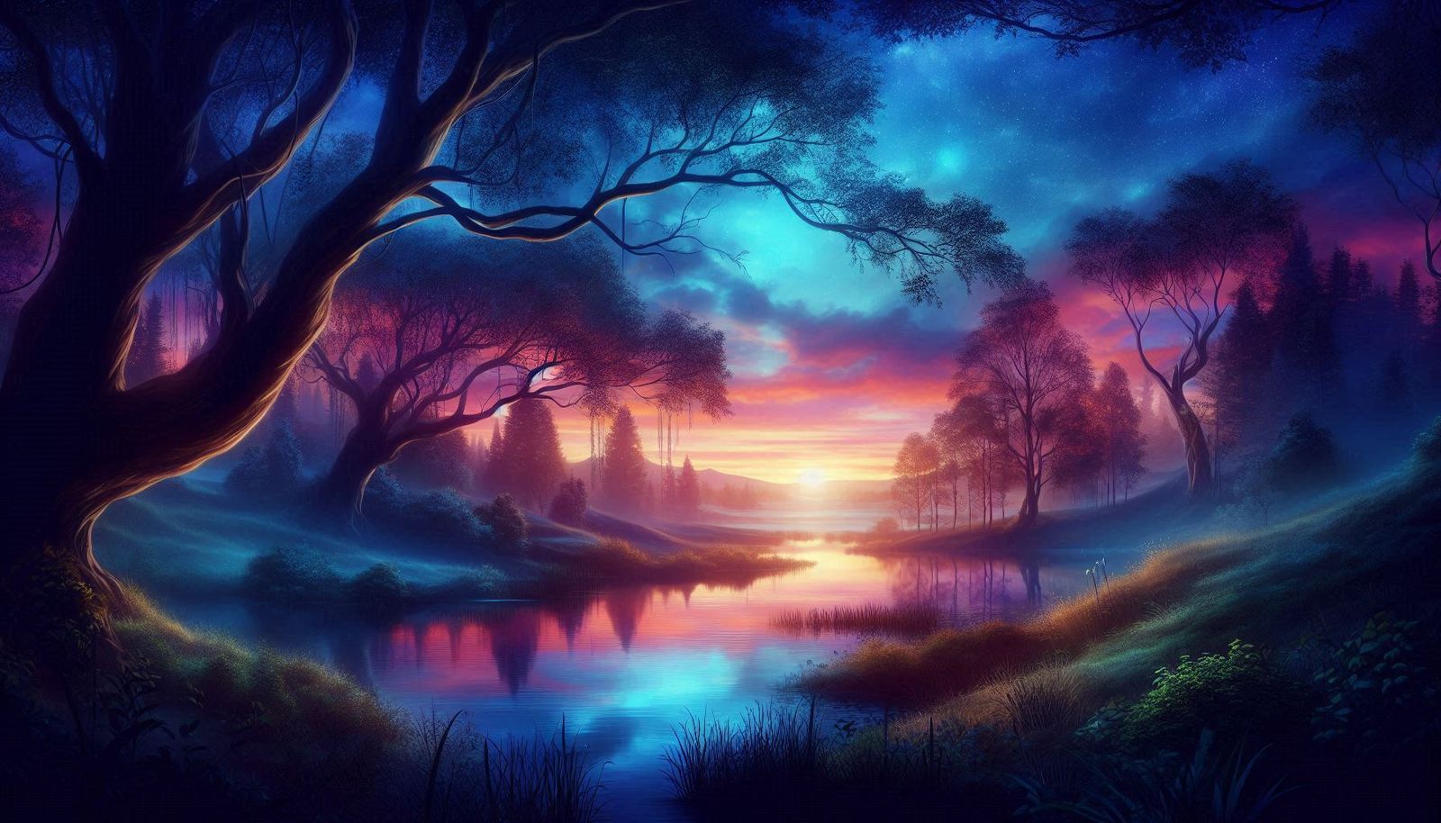 Twilight at the River