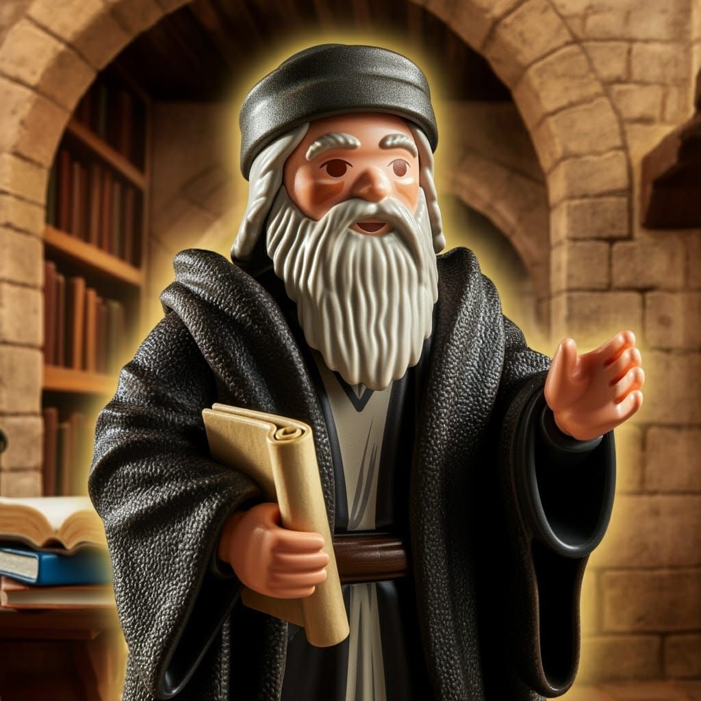 The Ramban in Elegant 13th-Century Spanish Robes