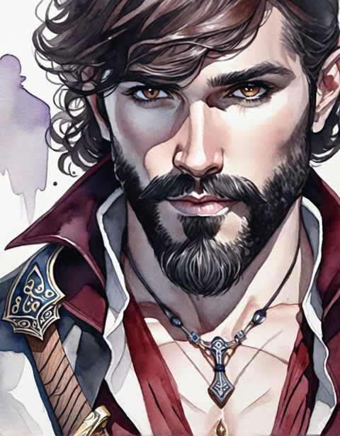 Maurice Silvertongue the Bard DnD NPC