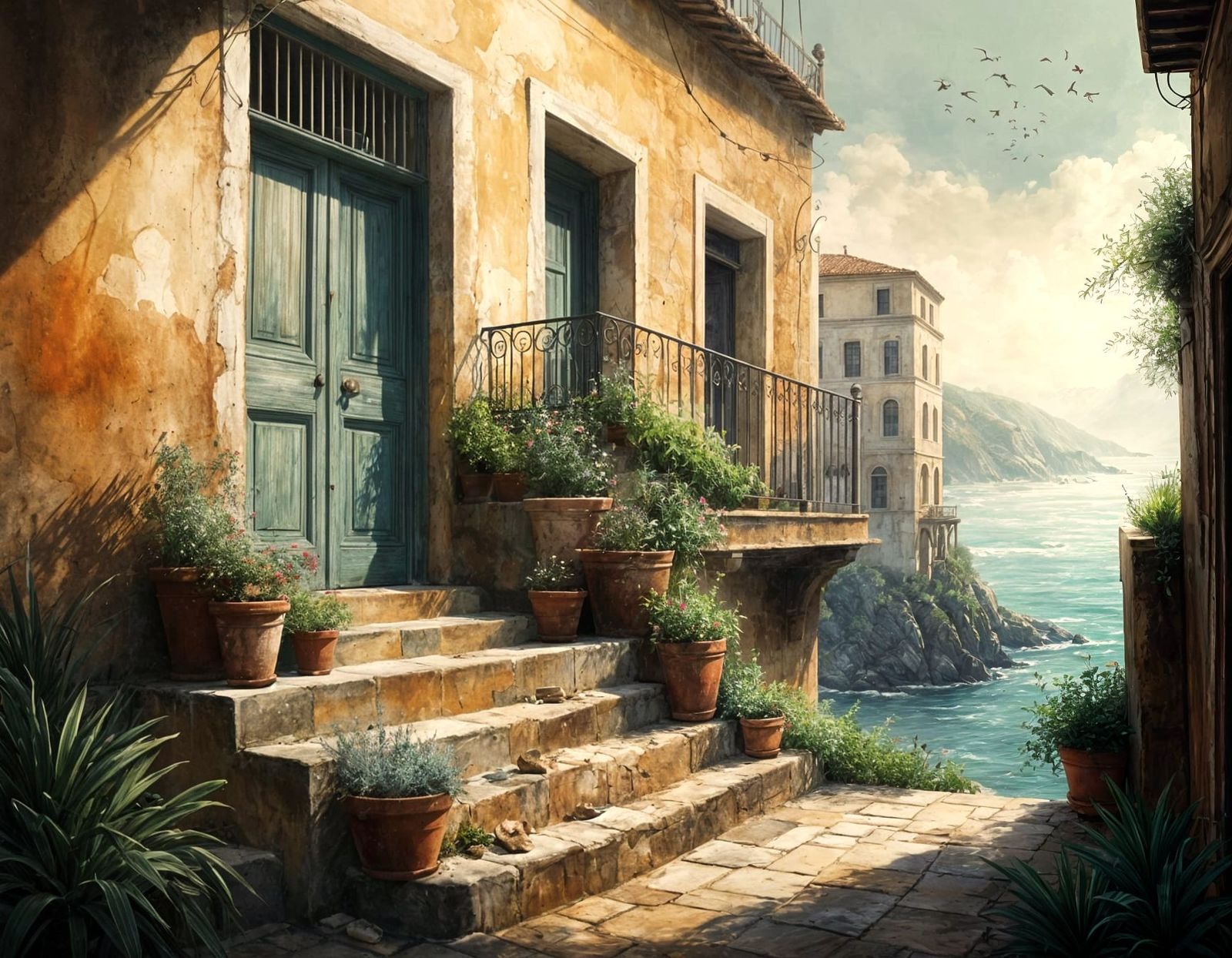 Stone, Sea, and a Tired Breeze