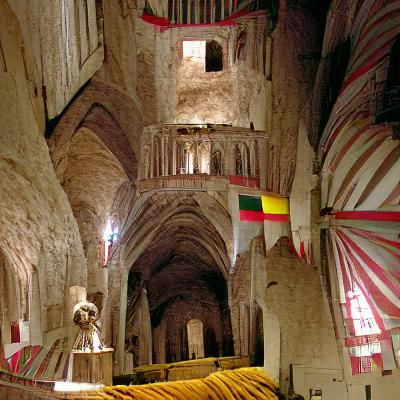 Medieval cathedral interior