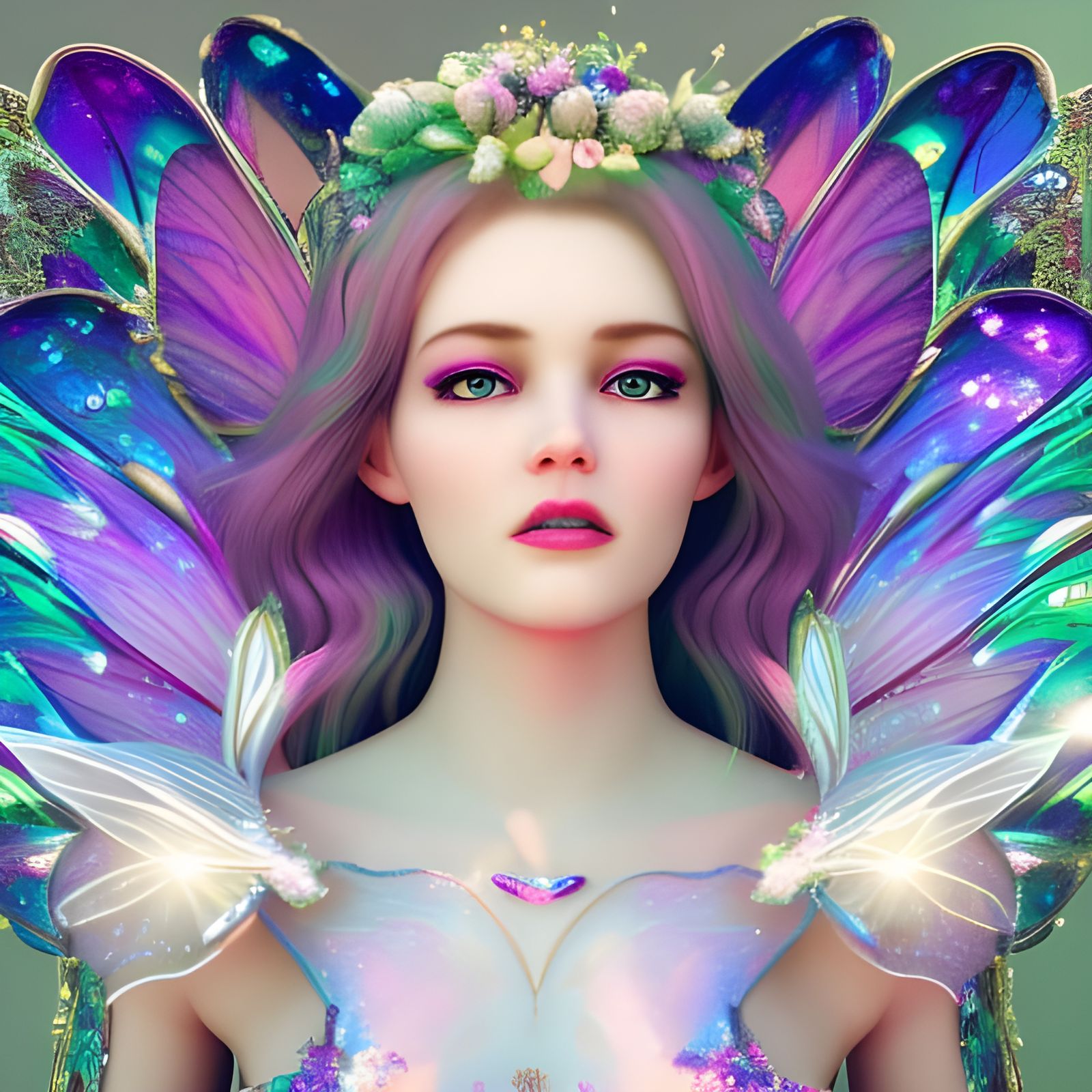 Lantana, the Fairy Princess - AI Generated Artwork - NightCafe Creator