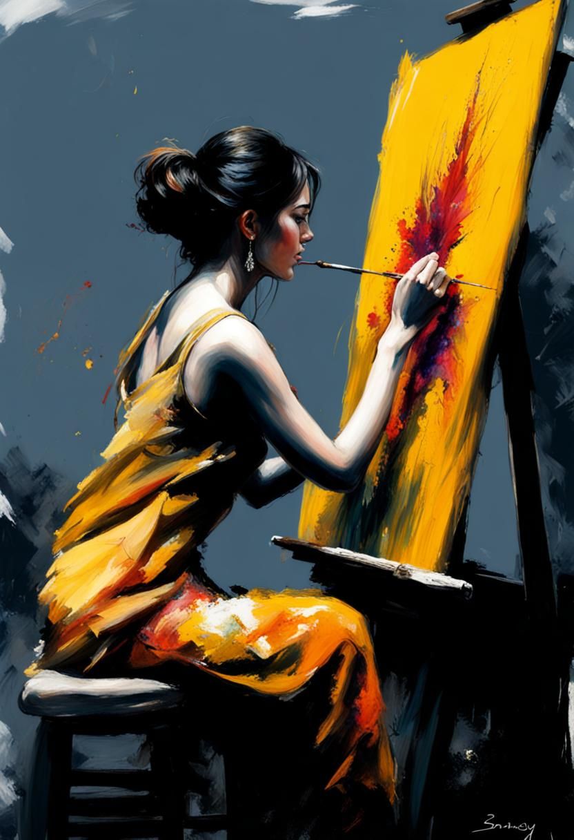 The painter   by @Missy