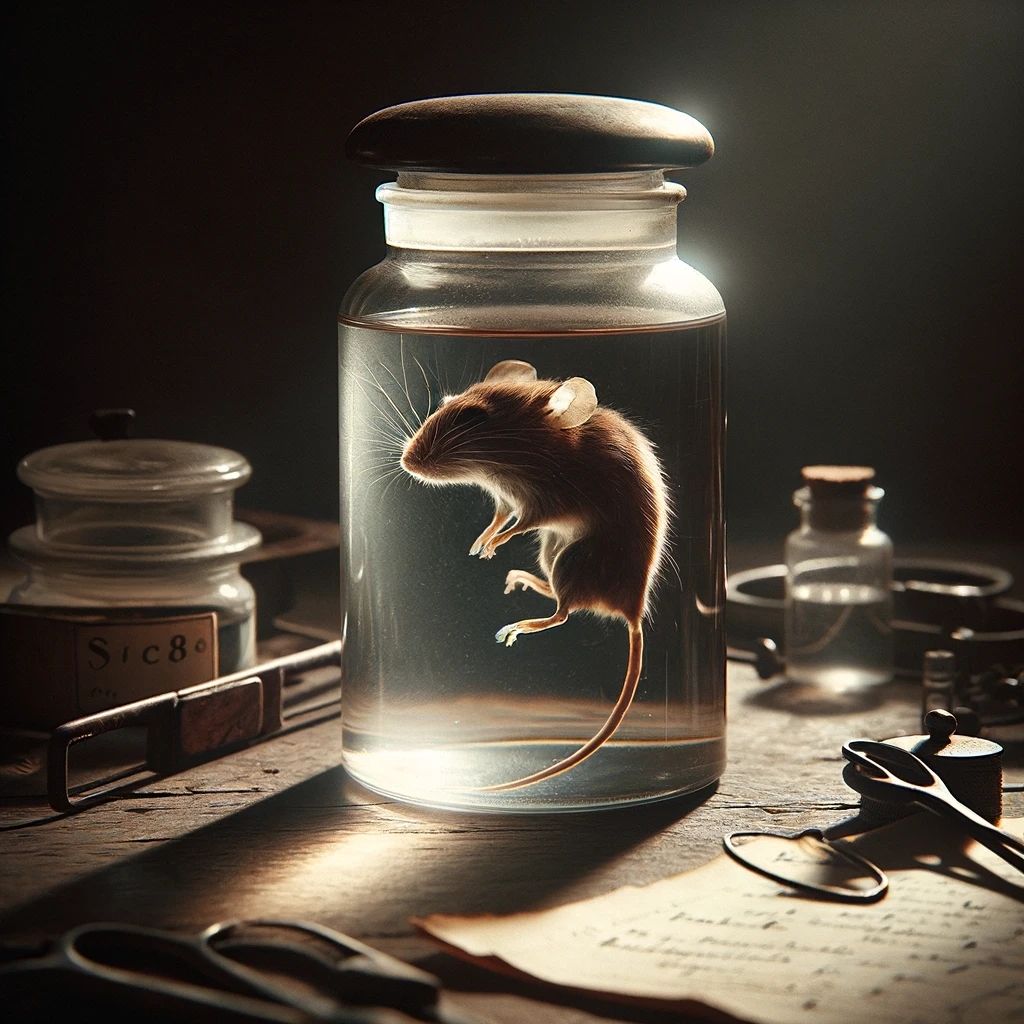 A pickled mouse for @Picklemouse