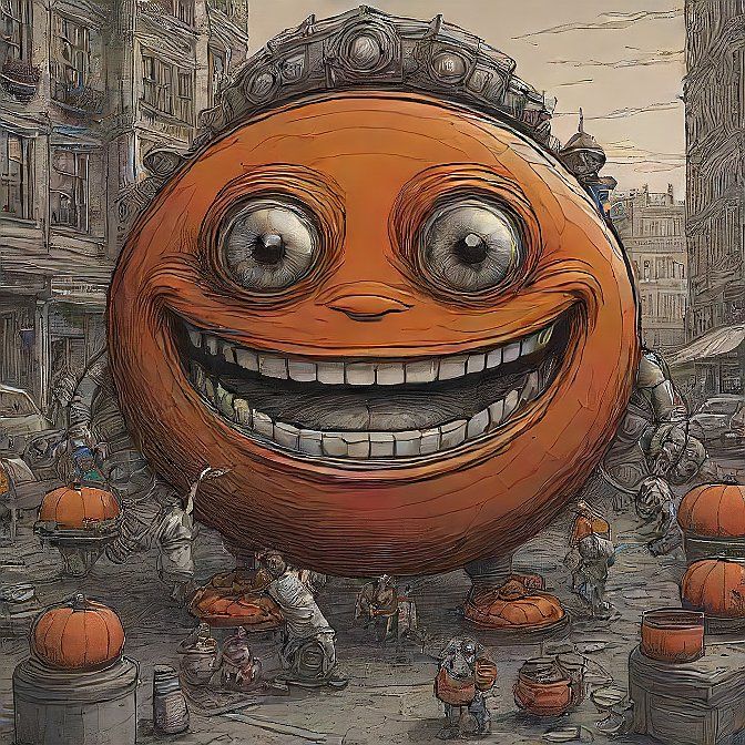 The big happy orange