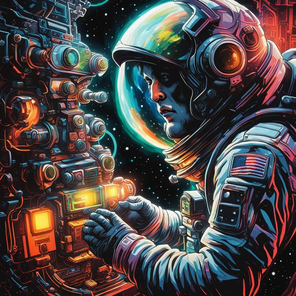 Astronaut - AI Generated Artwork - NightCafe Creator