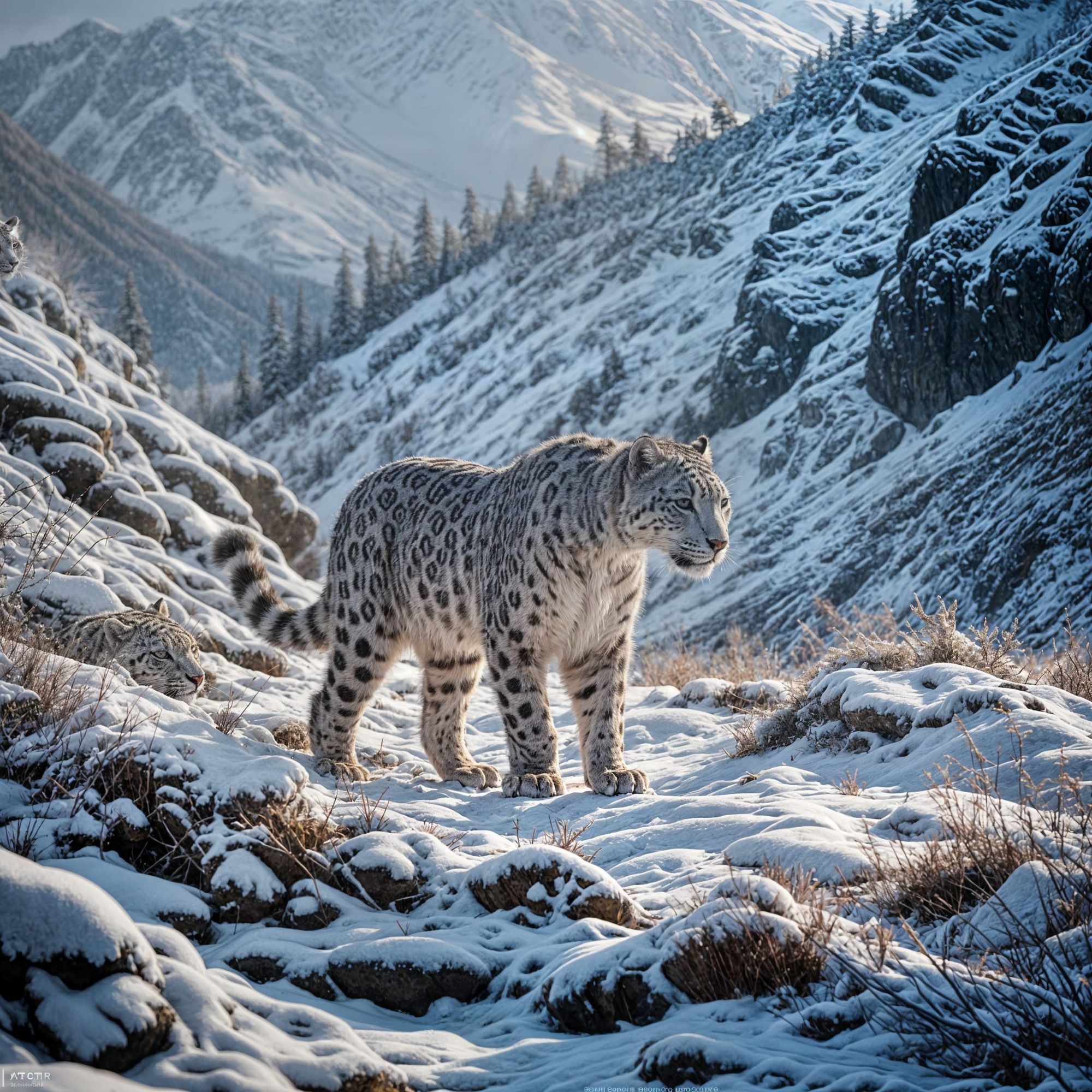 A snowleopard 