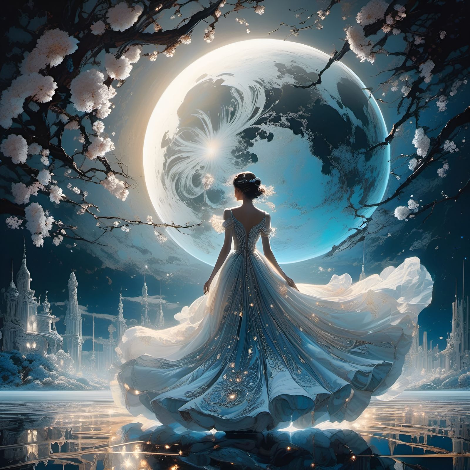 Alone in the Moonlight  by @CptM