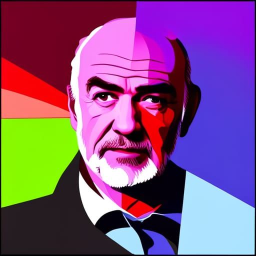Sean Connery AI Generated Artwork NightCafe Creator