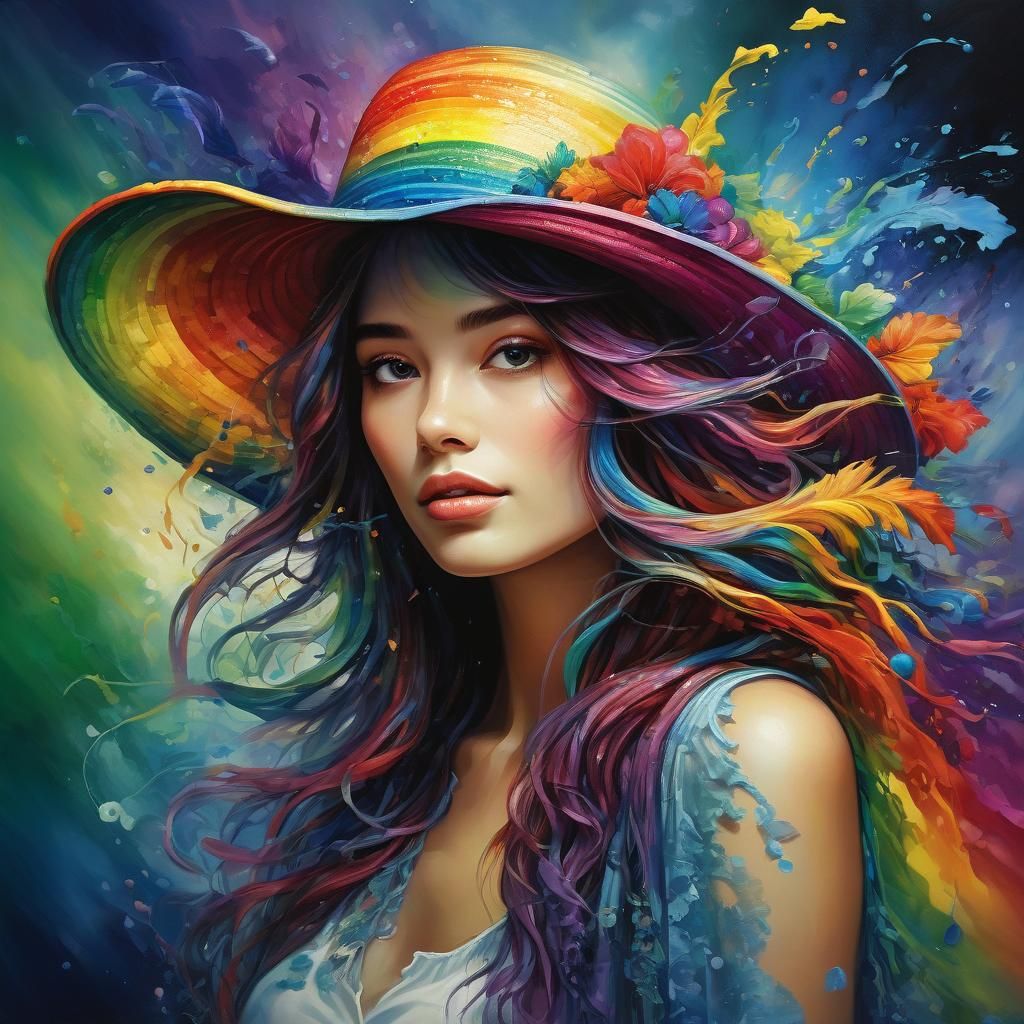 Rain bow !  by @Ellie 