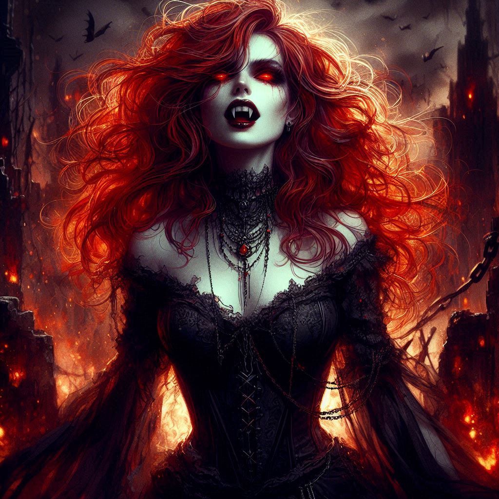 The Vampire and The Flames