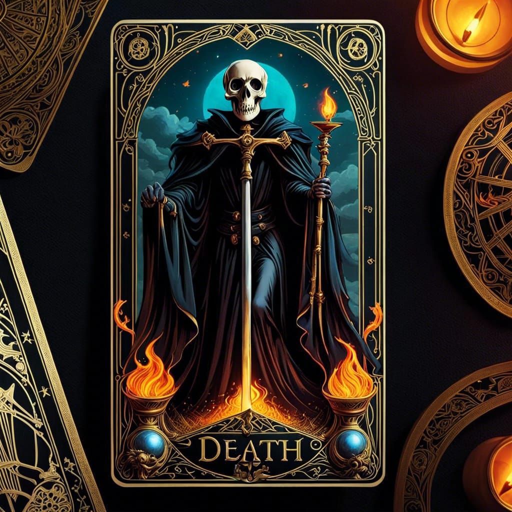 Death Tarot Card:  Signifying Major Changes in a Person's Life  by @StellaStories