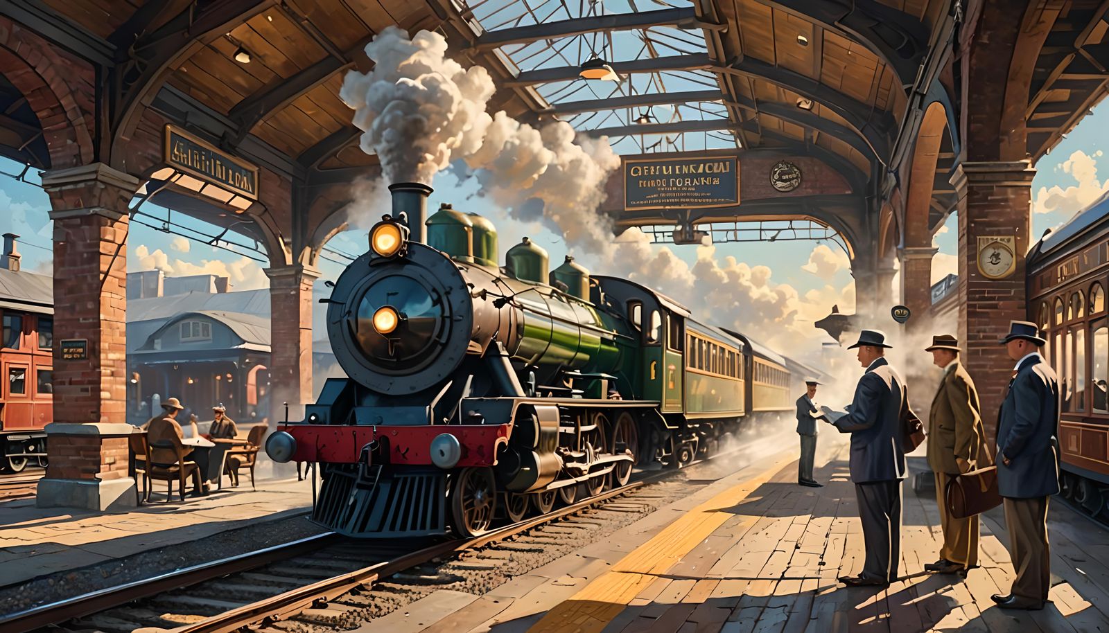 The Age of Steam  by @Lyvercast
