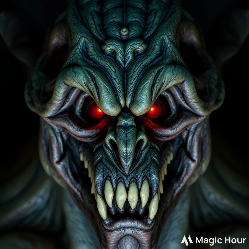 A truly scary sleep paralysis demon creation I just made looking at you