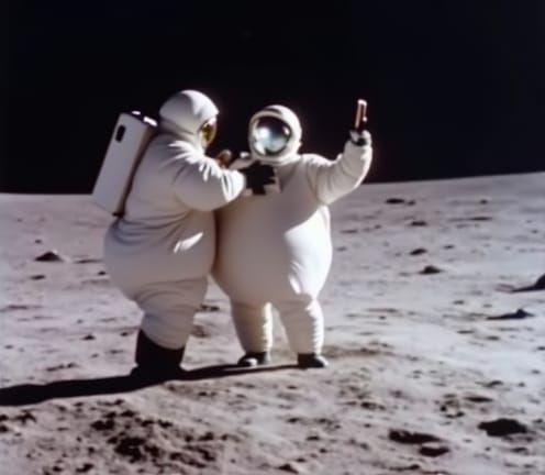 You know, the NASA moon missions were a lot more contentious than was ever reported. For instance, recorded here: Neil...