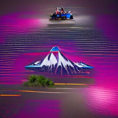 Mount fuji outrun