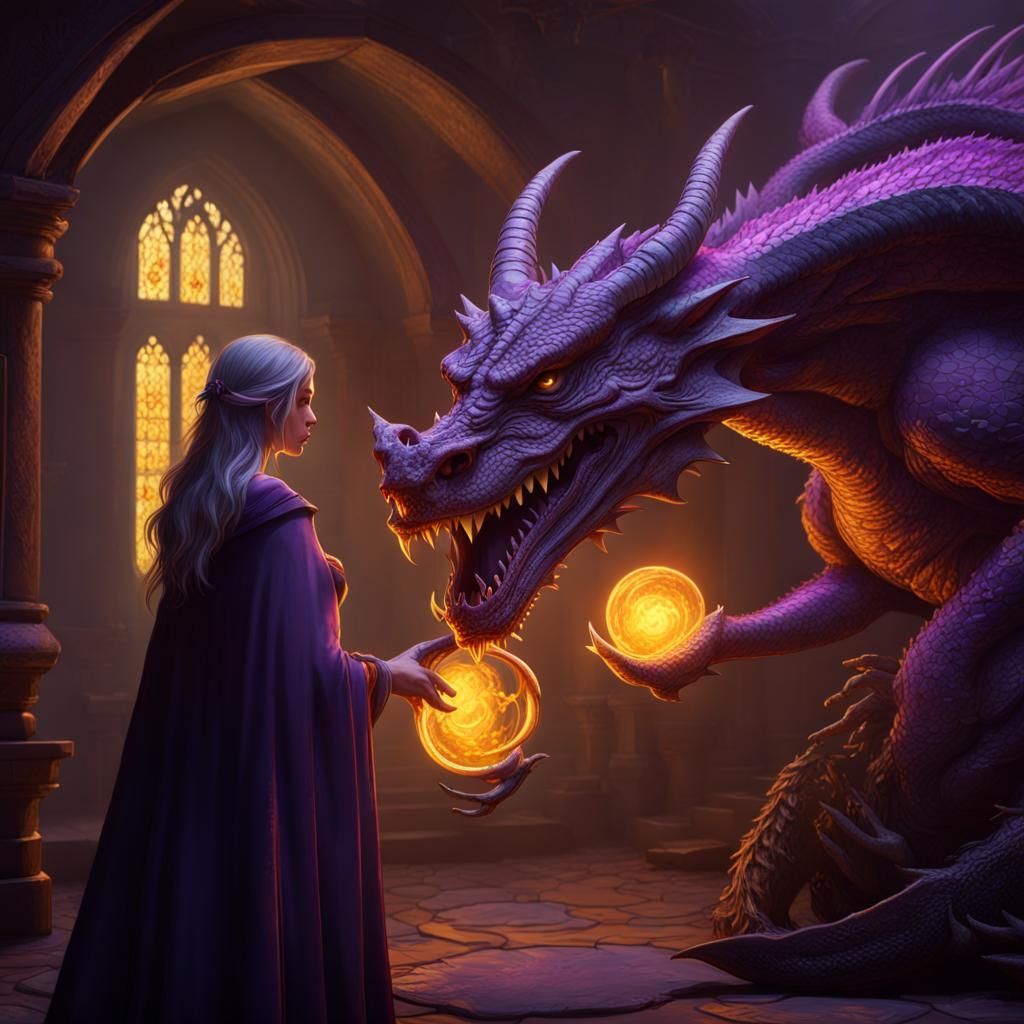the witch and the dragon