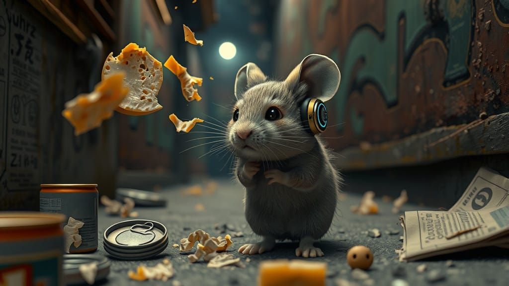 A mouse with telekinesis 1  by @Alan