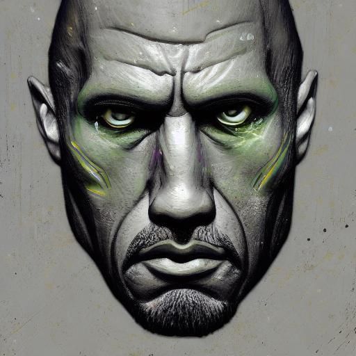 the rock person